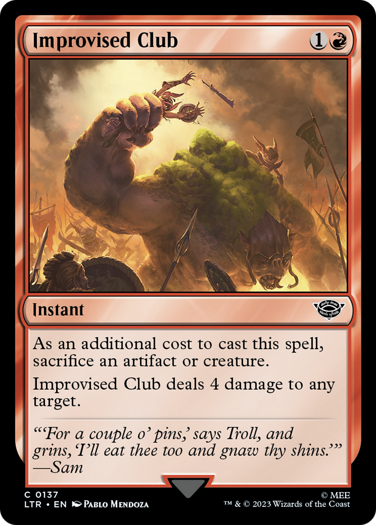 Improvised Club (LTR-137) [The Lord of the Rings: Tales of Middle-earth]