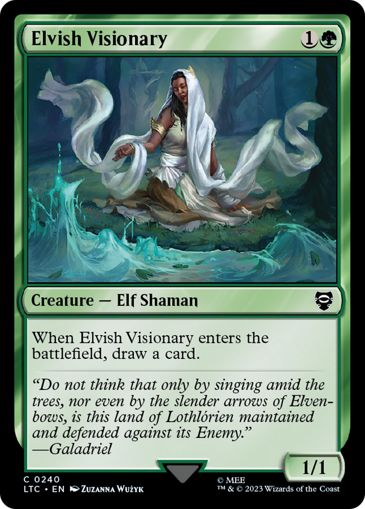 Elvish Visionary (LTC-240) [Tales of Middle-earth Commander]