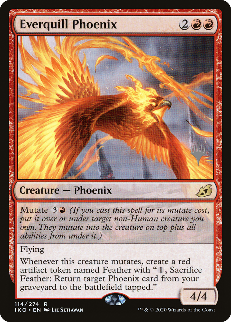 Everquill Phoenix (PPIKO-114P) [Promo Pack: Ikoria: Lair of Behemoths Promos]