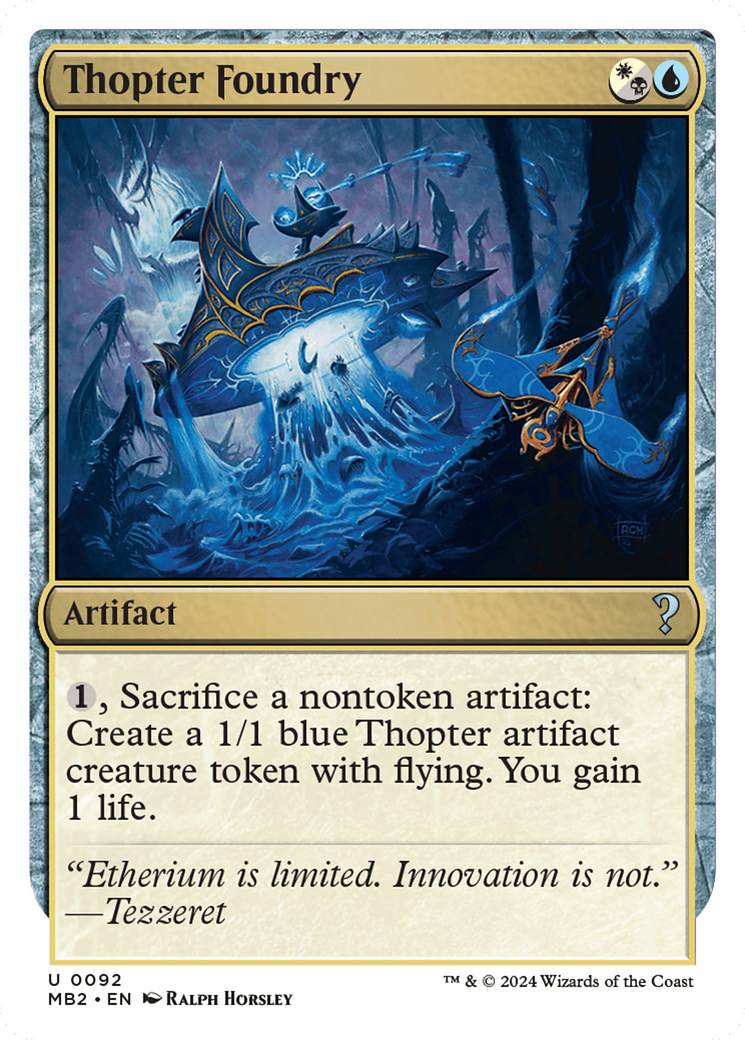 Thopter Foundry (MB2-092) [Mystery Booster 2]