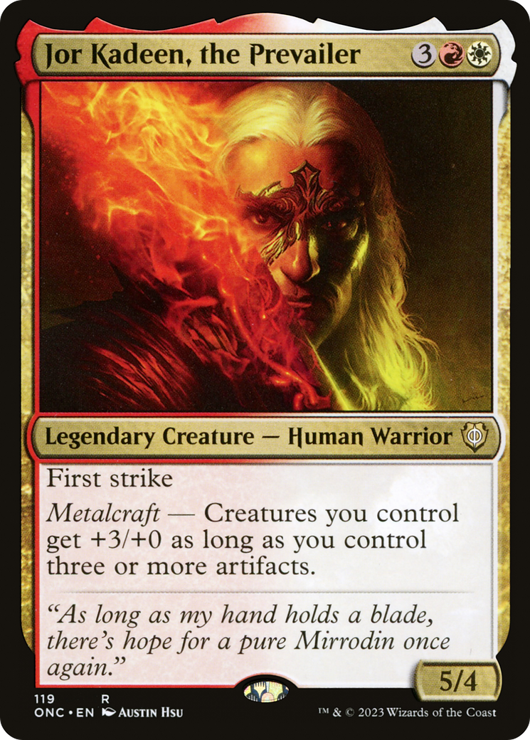 Jor Kadeen, the Prevailer (ONC-119) [Phyrexia: All Will Be One Commander]