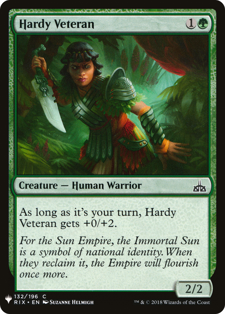 Hardy Veteran (LIST-RIX-132) [The List]