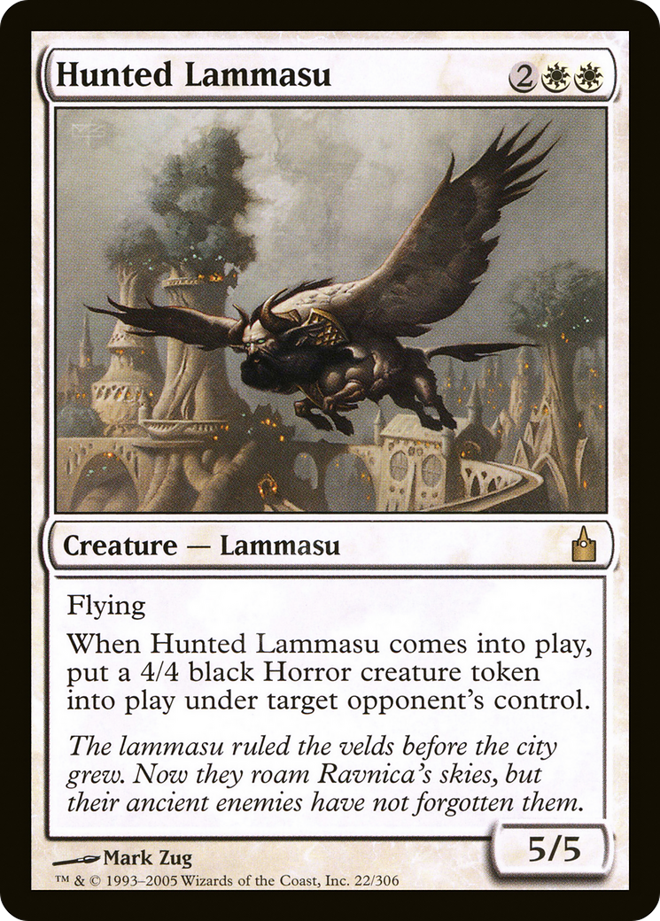 Hunted Lammasu (RAV-022) [Ravnica: City of Guilds]