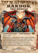 Rakdos, the Muscle (OTJ-297) [Outlaws of Thunder Junction]: (Showcase) (Borderless)