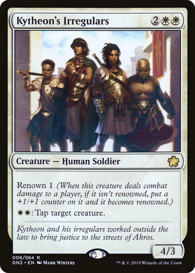 Kytheon's Irregulars (GN2-008) [Game Night 2019]