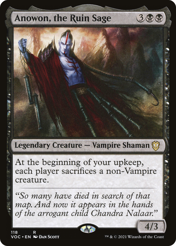 Anowon, the Ruin Sage (VOC-118) [Crimson Vow Commander]