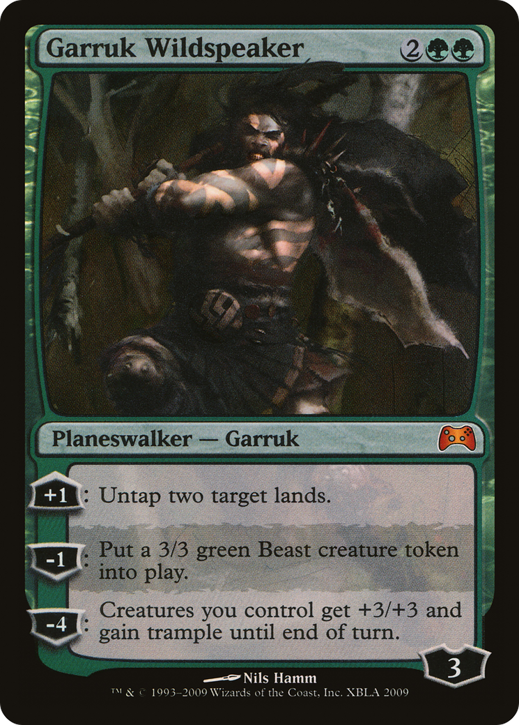 Garruk Wildspeaker (MEDIA-001) [Duels of the Planeswalkers 2009 Promos] Foil