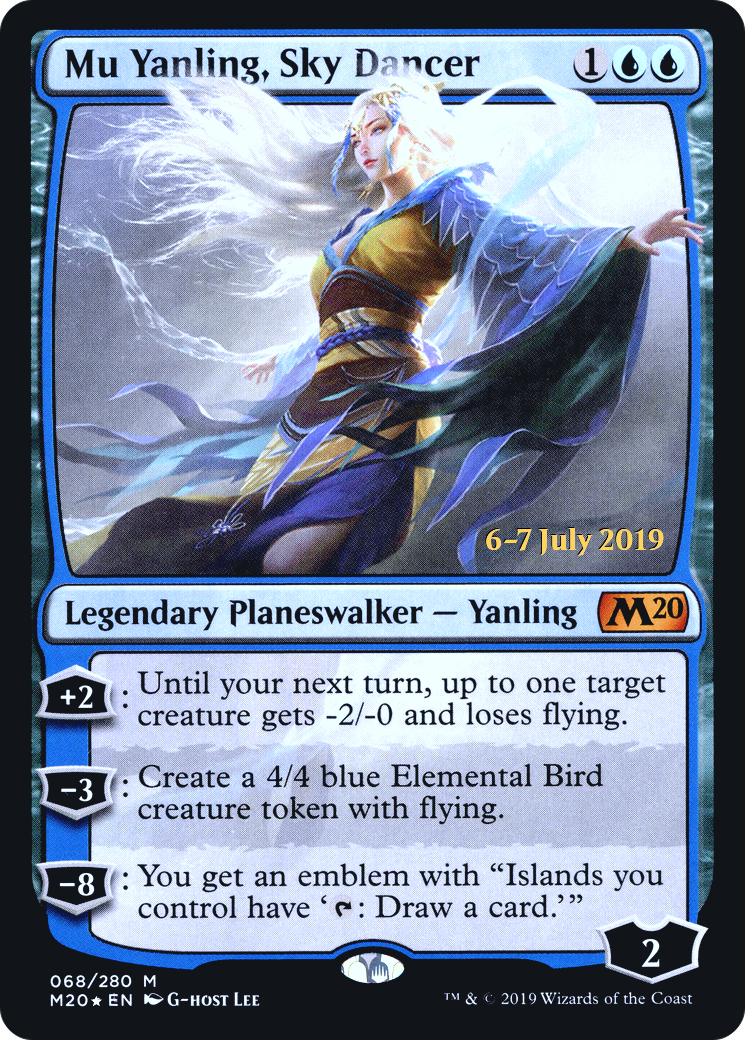 Mu Yanling, Sky Dancer (PRE-68S) [Core Set 2020 Promos] Foil