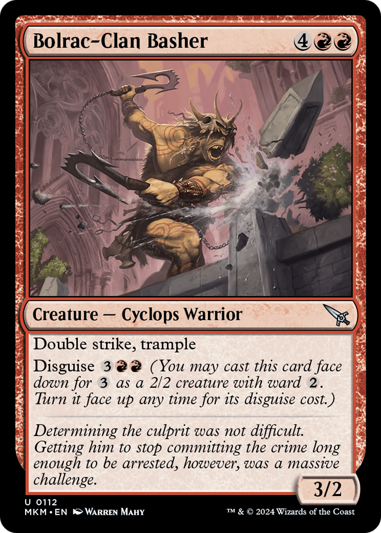 Bolrac-Clan Basher (MKM-112) [Murders at Karlov Manor] Foil