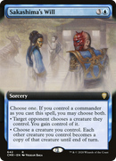 Sakashima's Will (CMR-642) [Commander Legends]: (Extended Art) Foil