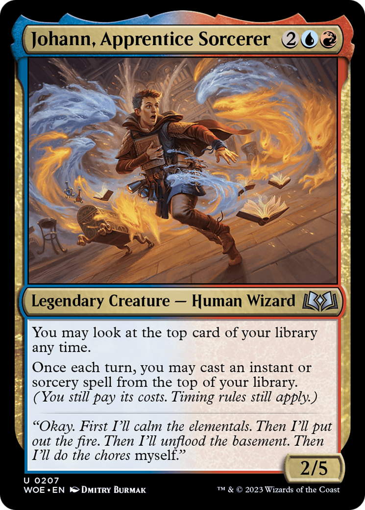 Johann, Apprentice Sorcerer (WOE-207) [Wilds of Eldraine]
