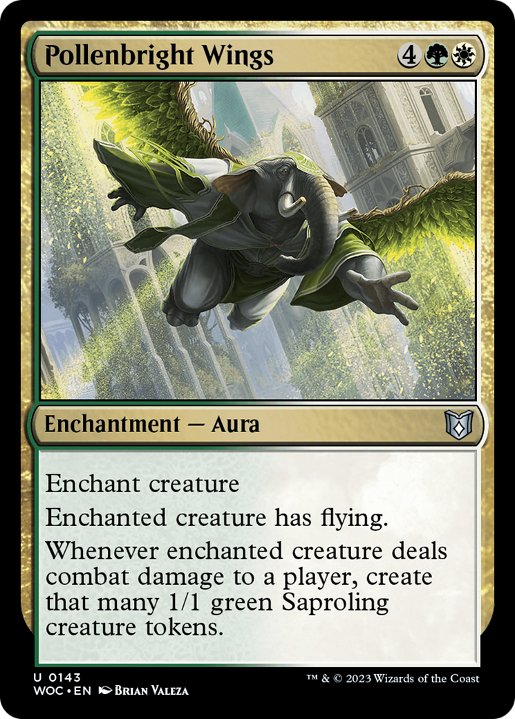 Pollenbright Wings (WOC-143) [Wilds of Eldraine Commander]
