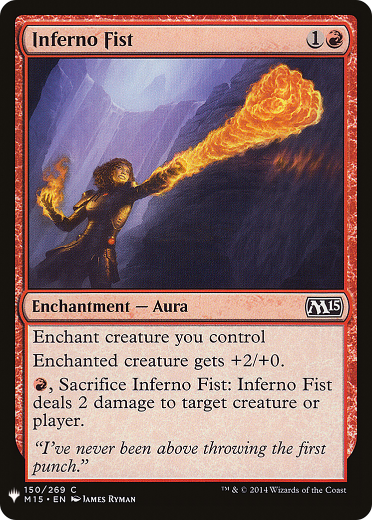 Inferno Fist (LIST-M15-150) [The List]