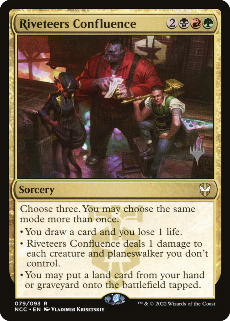 Riveteers Confluence (PPSNC-079) [Promo Pack: New Capenna Commander Promos] Foil