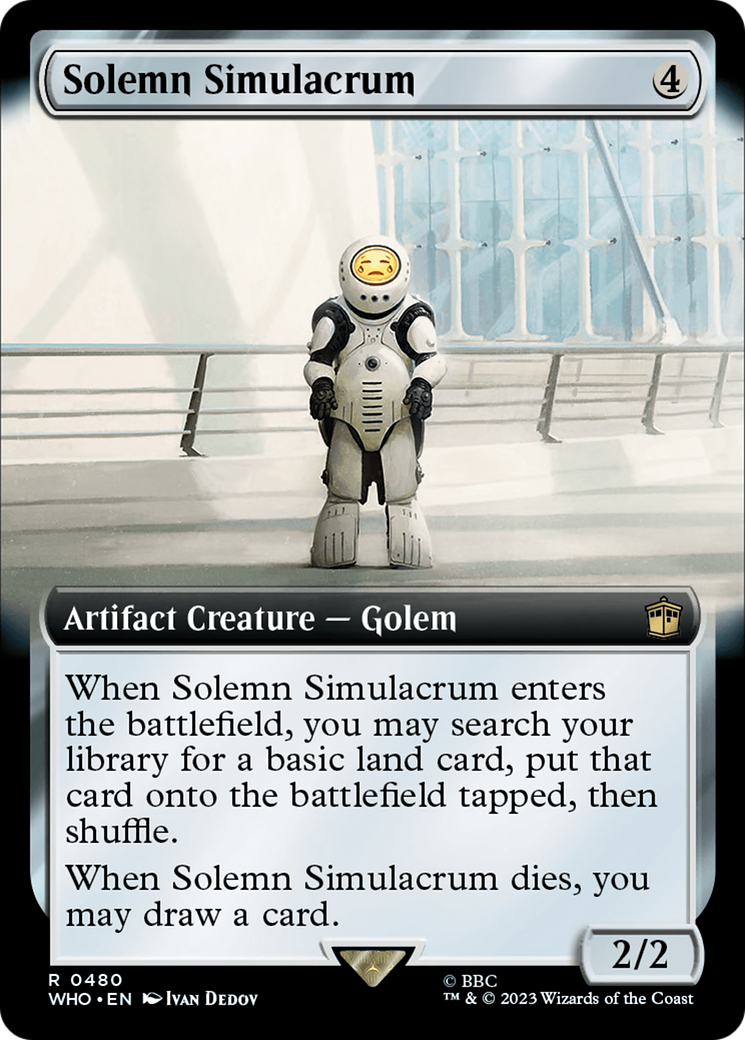 Solemn Simulacrum (WHO-480) [Doctor Who]: (Extended Art)