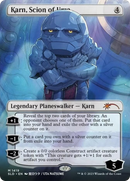 Karn, Scion of Urza (Rainbow Foil) (SLD-1419★) (Borderless) [Secret Lair Drop] Foil