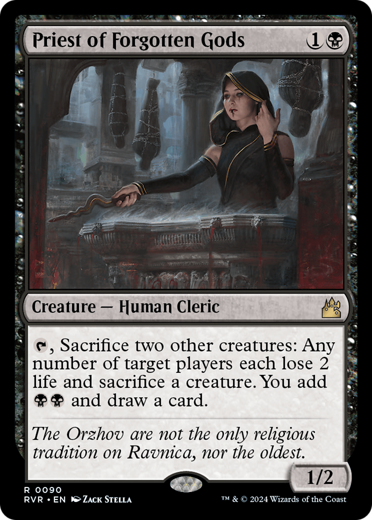 Priest of Forgotten Gods (RVR-090) [Ravnica Remastered] Foil