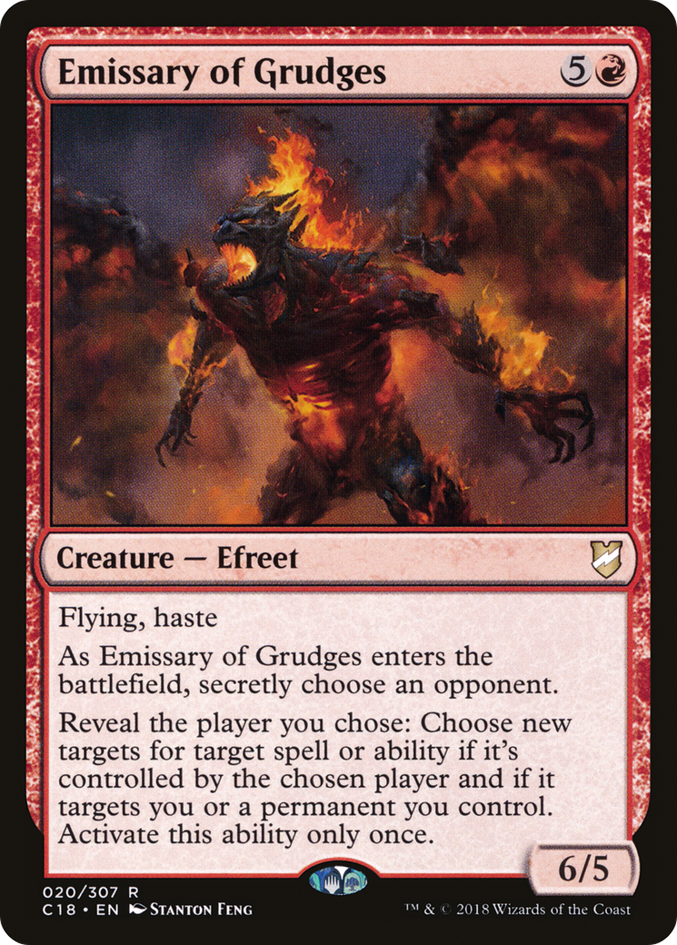 Emissary of Grudges (C18-020) [Commander 2018]