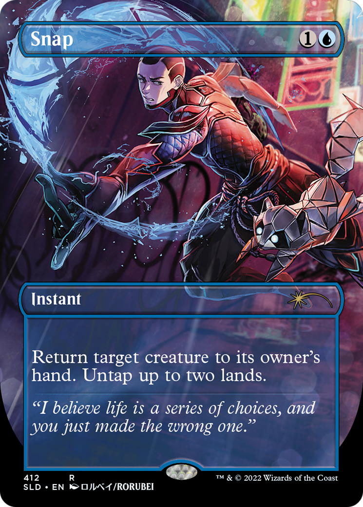 Snap (SLD-412) [Secret Lair Drop] (Borderless) Foil