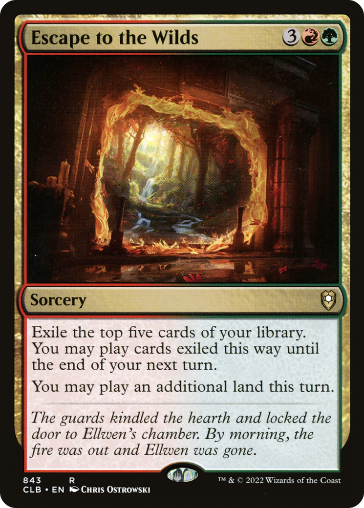 Escape to the Wilds (CLB-843) [Commander Legends: Battle for Baldur's Gate]