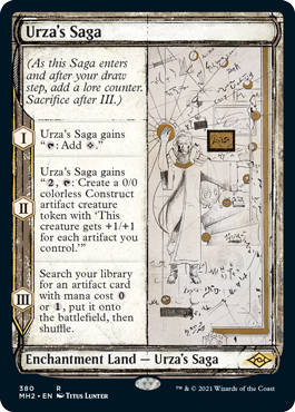 Urza's Saga (MH2-380) [Modern Horizons 2]: (Showcase) Foil