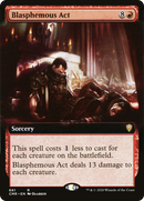 Blasphemous Act (Extended Art) (CMR-661) [Commander Legends]