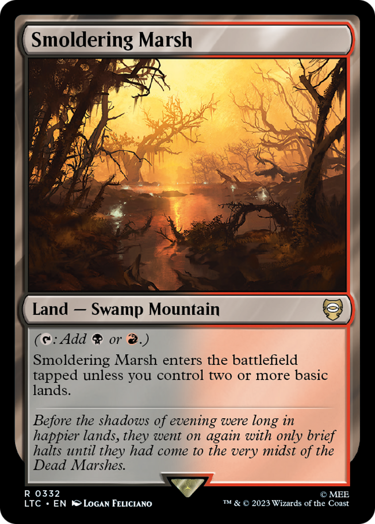 Smoldering Marsh (LTC-332) [Tales of Middle-earth Commander]