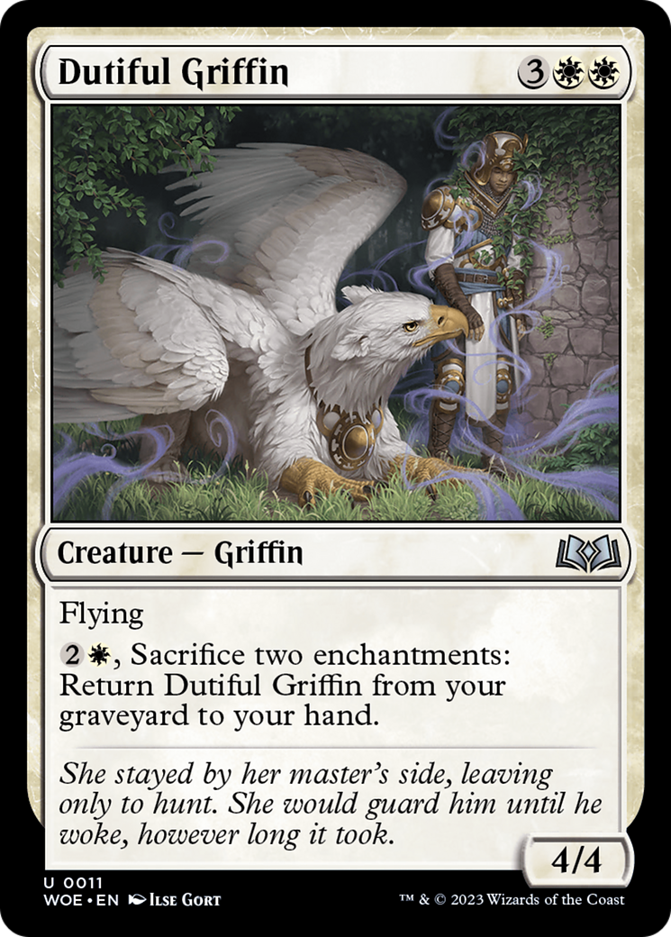Dutiful Griffin (WOE-011) [Wilds of Eldraine]