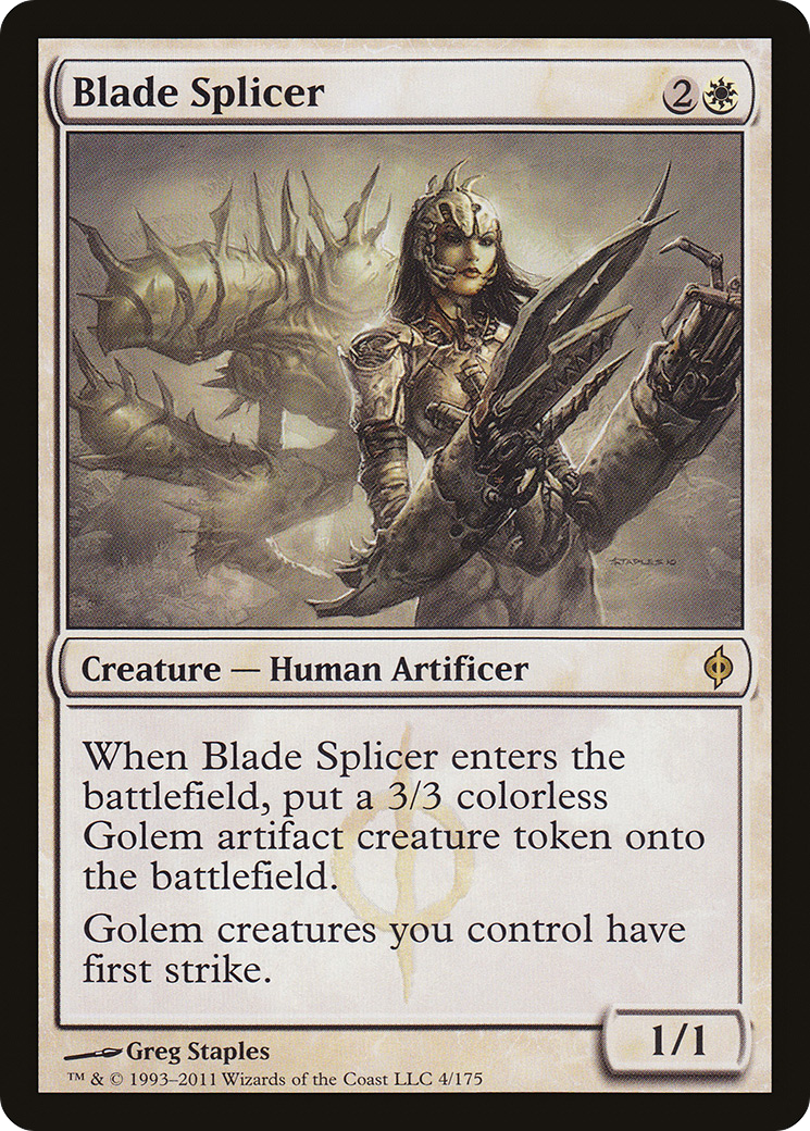 Blade Splicer (NPH-004) [New Phyrexia] Foil