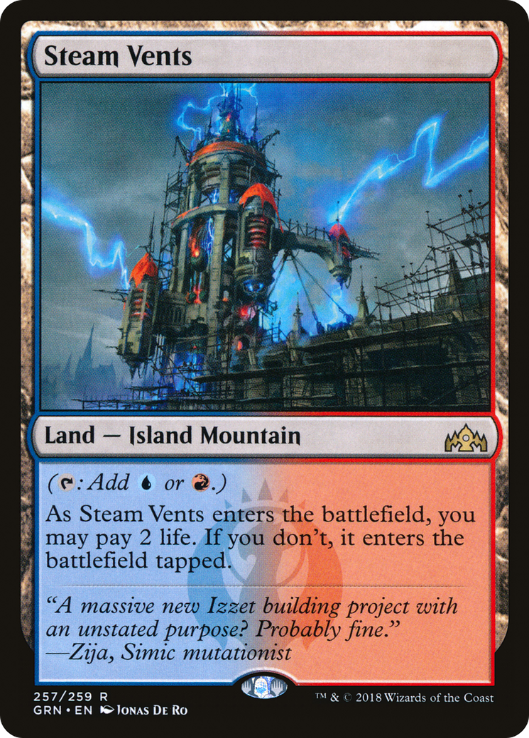 Steam Vents (GRN-257) [Guilds of Ravnica]