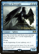 Sphinx of Foresight (PRE-55S) [Ravnica Allegiance Promos] Foil
