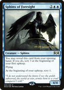 Sphinx of Foresight (PRE-55S) [Ravnica Allegiance Promos] Foil