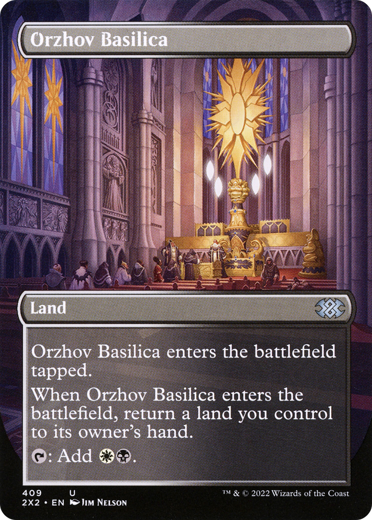 Orzhov Basilica (Borderless) (2X2-409) [Double Masters 2022]