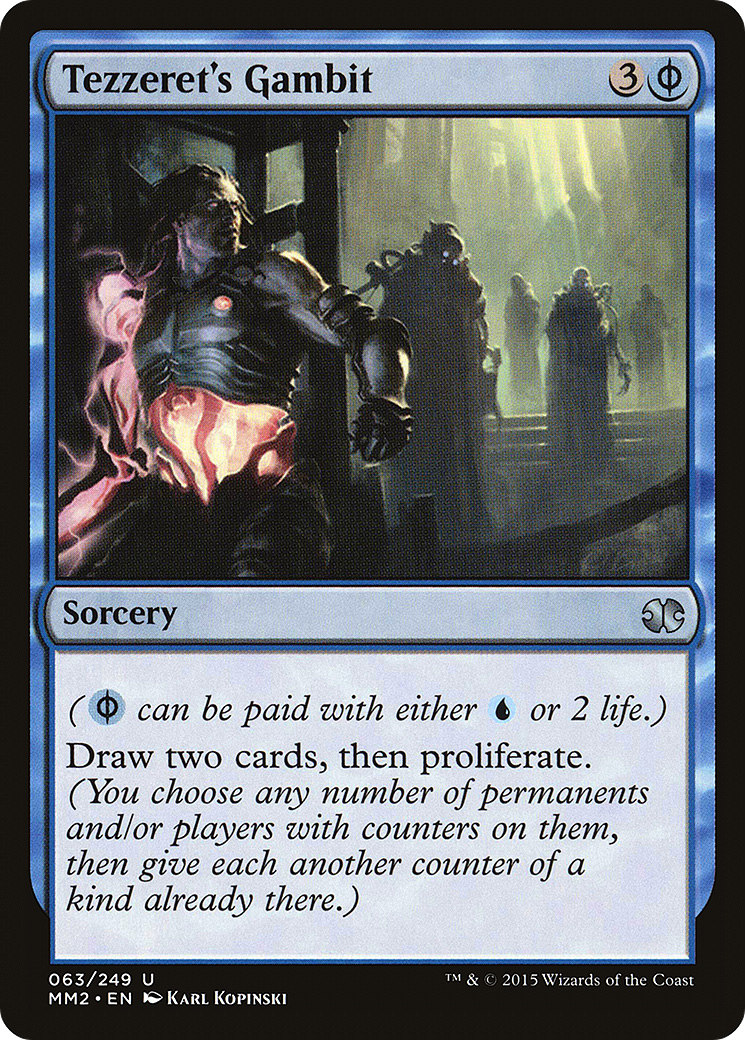Tezzeret's Gambit (MM2-063) [Modern Masters 2015] Foil