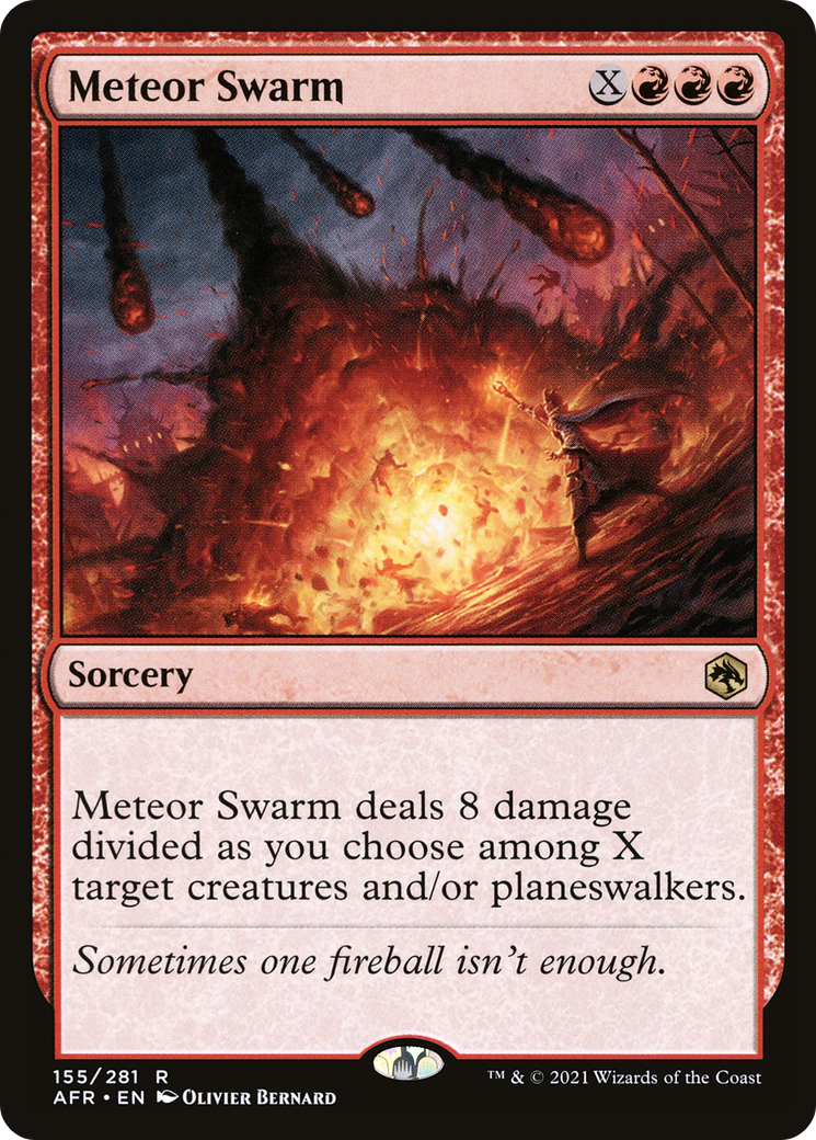 Meteor Swarm (AFR-155) [Adventures in the Forgotten Realms] Foil