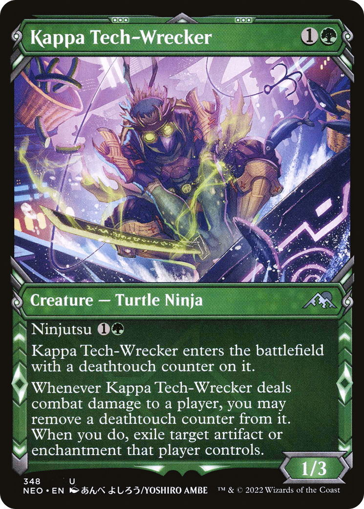Kappa Tech-Wrecker (Showcase) (NEO-348) [Kamigawa: Neon Dynasty]