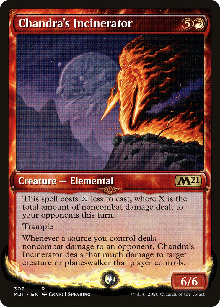 Chandra's Incinerator (M21-302) [Core Set 2021]: (Showcase) Foil