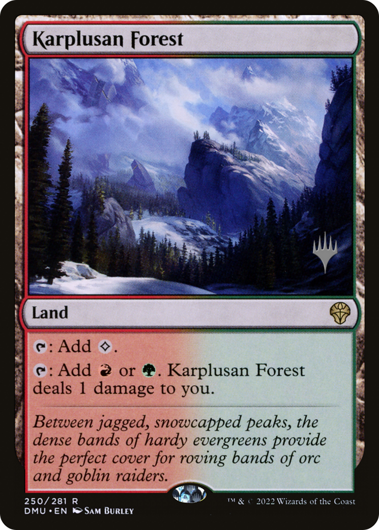 Karplusan Forest (PPDMU-250) [Promo Pack: Dominaria United Promos]