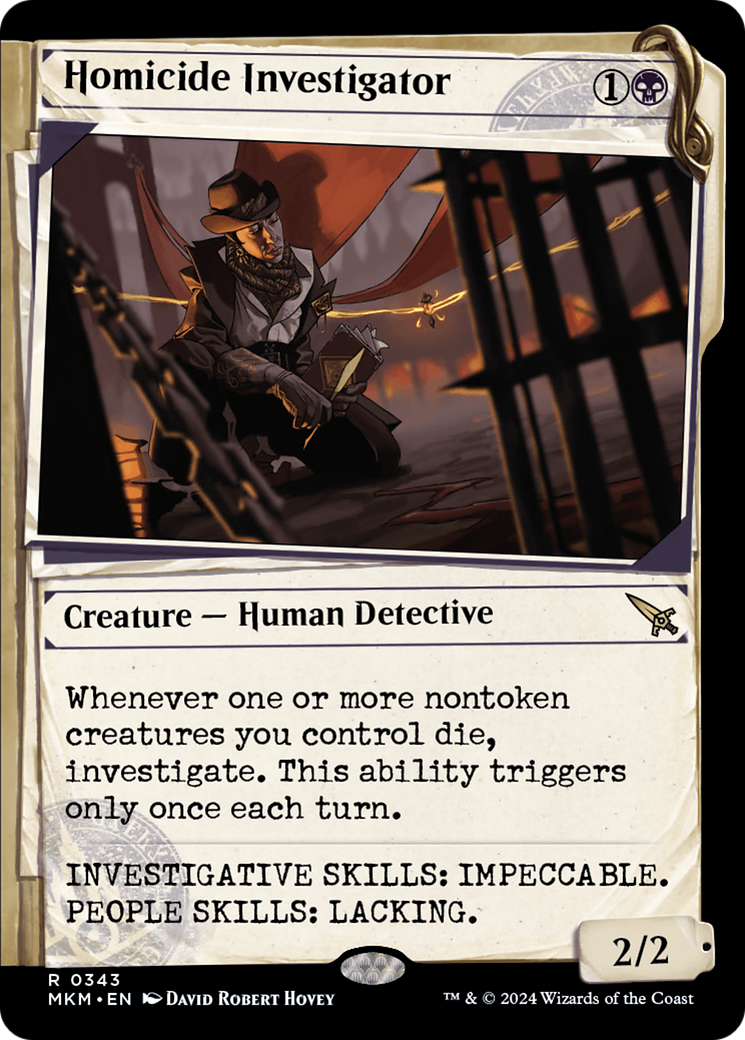 Homicide Investigator (MKM-343) [Murders at Karlov Manor]: (Showcase) Foil