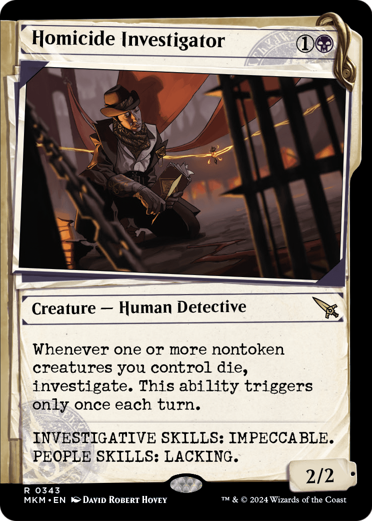 Homicide Investigator (Showcase) (MKM-343) [Murders at Karlov Manor] Foil