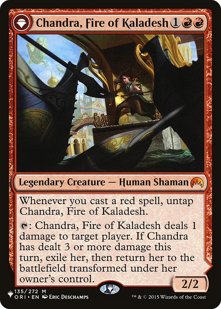 Chandra, Fire of Kaladesh (LIST-ORI-135) [The List]