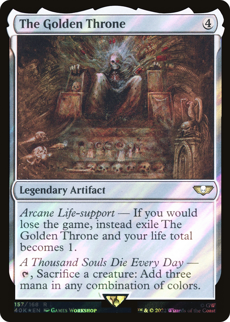 The Golden Throne (40K-157★) [Warhammer 40,000 Commander] Foil