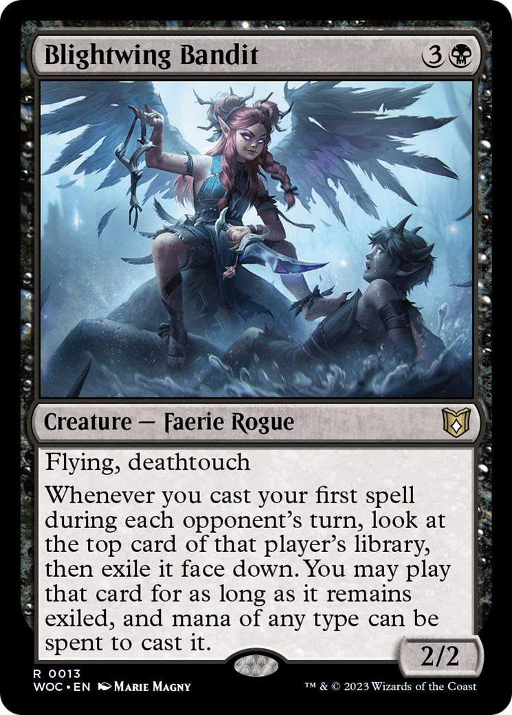 Blightwing Bandit (WOC-013) [Wilds of Eldraine Commander]