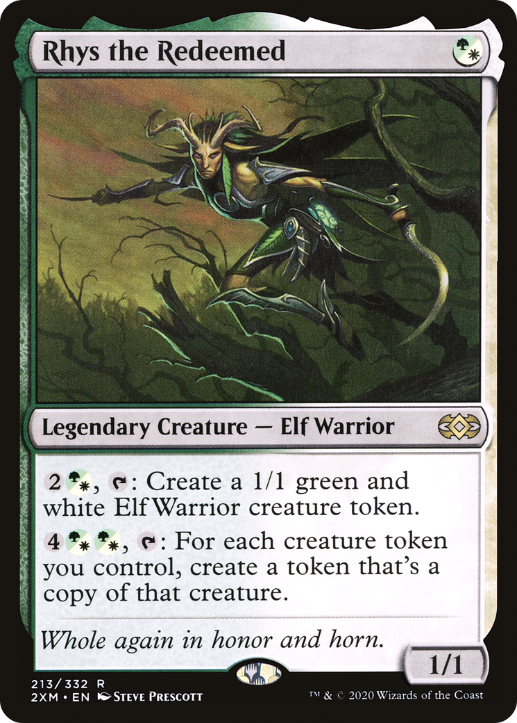 Rhys the Redeemed (2XM-213) [Double Masters] Foil
