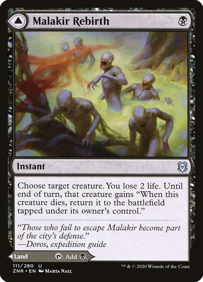 Malakir Rebirth // Malakir Mire (ZNR-111) [Zendikar Rising] Foil