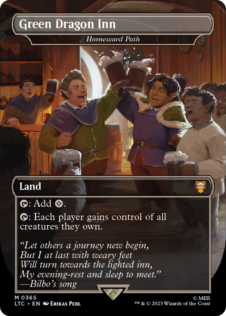 Green Dragon Inn - Homeward Path (LTC-365) [Tales of Middle-earth Commander] / Green Dragon Inn (Borderless)