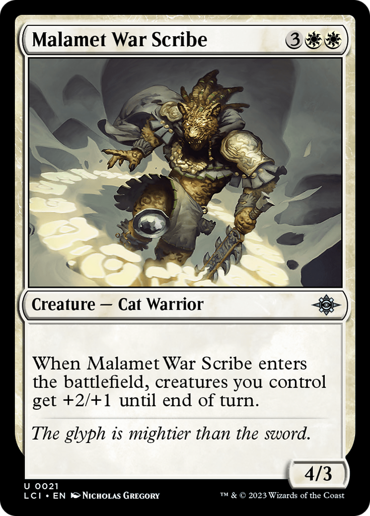 Malamet War Scribe (LCI-021) [The Lost Caverns of Ixalan] Foil