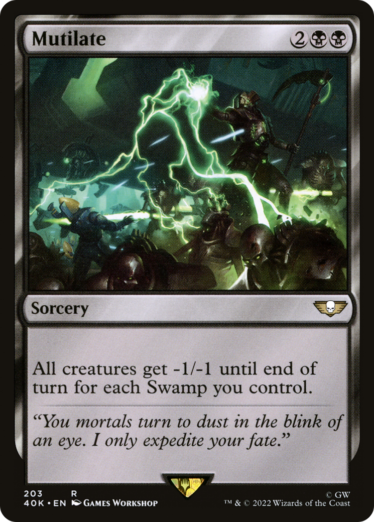 Mutilate (40K-203) [Warhammer 40,000 Commander]