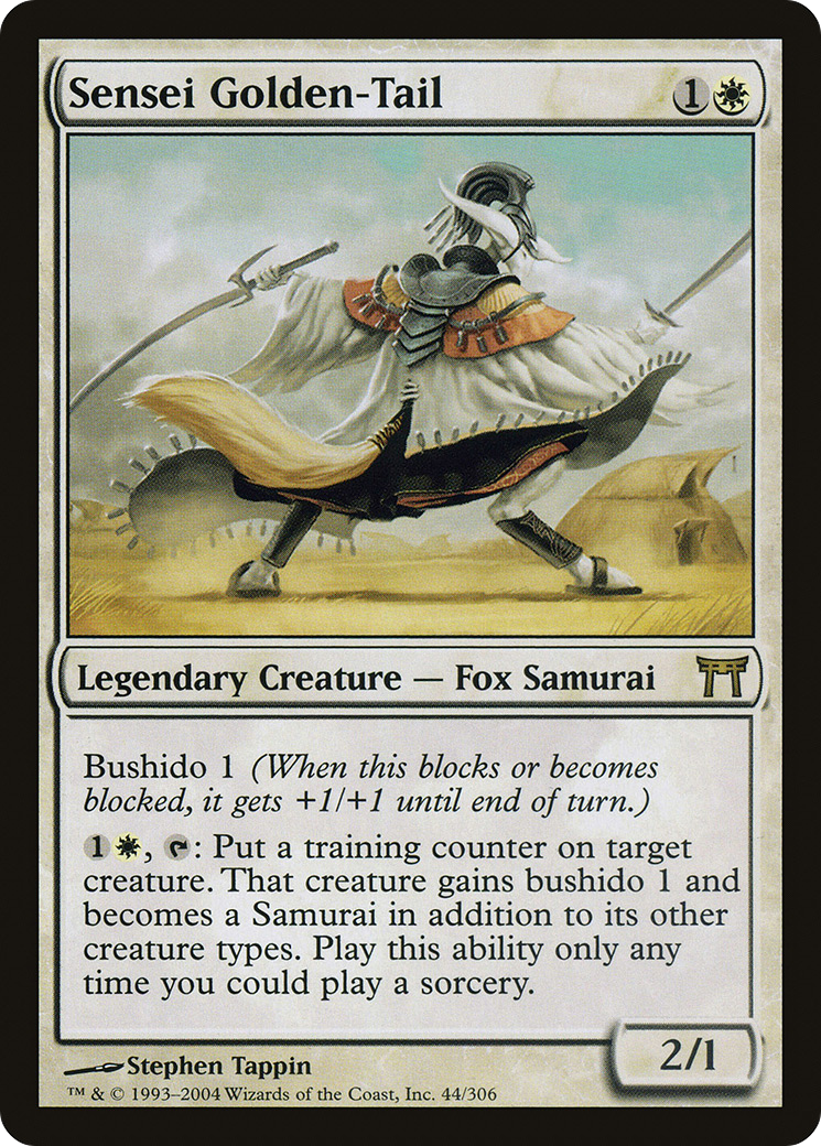 Sensei Golden-Tail (CHK-044) [Champions of Kamigawa] Foil