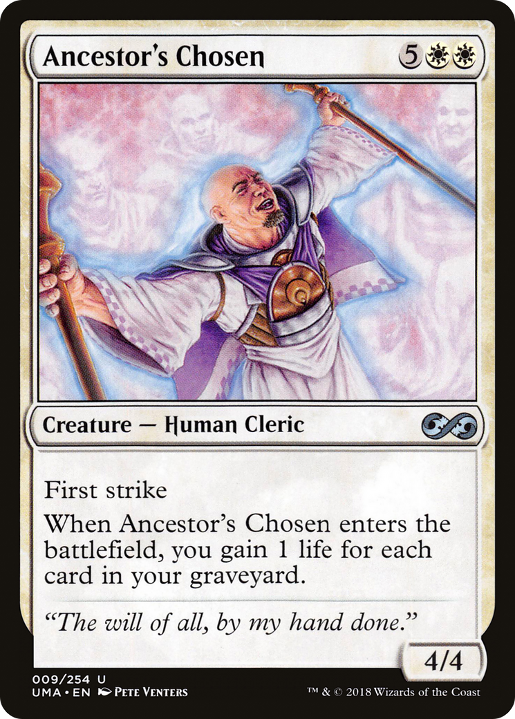 Ancestor's Chosen (UMA-009) [Ultimate Masters] Foil